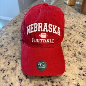 Legacy Red Nebraska Football Embroidered Relaxed Twill Cap